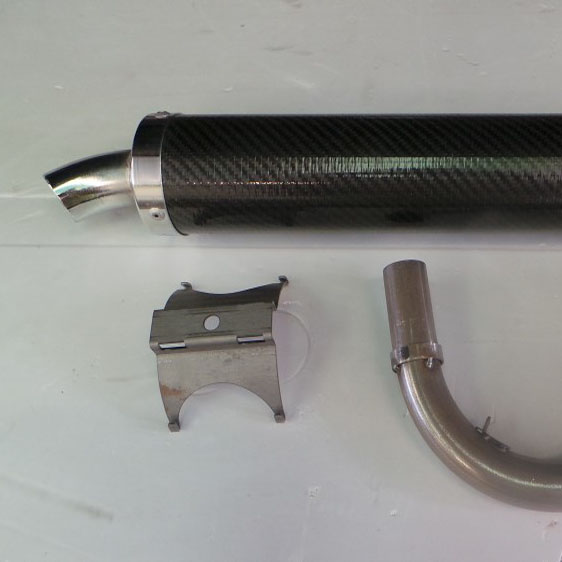 Kit modello 100 CC aggiuntivo silenziato