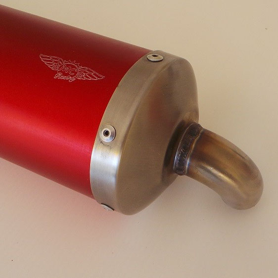 Silenziatore omologato  CIK-FIA 06/EX-SI/22 - Colorato